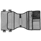 Side Walker Bags,Walker Organizer Pounch for Rollator and Folding Walkers,Walker Side Accessories for Elderly, Seniors, Handicap, Disabled (Double Sided) (Grey)