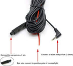 REDTIGER 50Feet Backup Camera Longer Replacement Cable for REDTIGER Dash Cam(4 pin,2.5mm)