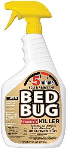 Harris 5 min Bed Bug Killer, Odorless & Non Staining Formula (32oz)
