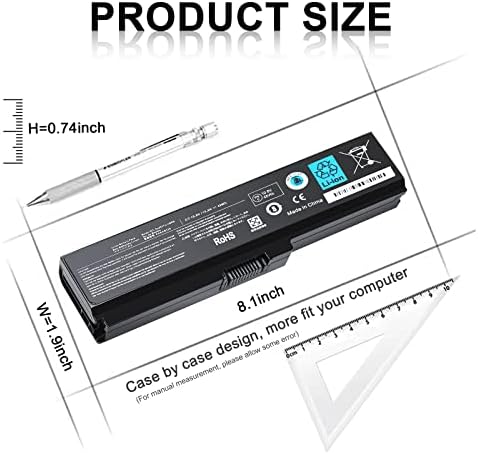 New Replacement PA3817U-1BRS Battery for Toshiba Satellite C655 C675 C675D L645 L645D L655 L655D L675 L675D L745 L755 L755D P745 P755 P775 M645 A660 A655 PA3817U Series Battery -12 Months Warranty