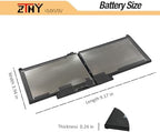 ZTHY MXV9V Laptop Battery Replacement for Dell Latitude 5300 5310 7300 7400, Latitude 5300/5310 2-in-1, Inspiron 7300/7306 2-in-1 Black Series P96G P97G P99G P100G 5VC2M 829MX 0829MX 7.6V 60Wh 4-Cell