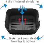 7pcs Air Fryer Accessories for Ninja Air Fryer Pro XL 6-in-1 - AF181 &AF141 6.5 QT Air Fryer, with brushes Clip Spatulas Baking trays Baking Needles Hand Clips,Recipes