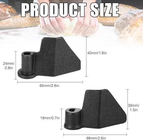 4Pcs Bread Maker Mixing Paddle, Stainless Steel Bread Blade for Cuisinart Bread Maker Machine, Bread Making Accessories for Kbs Bread Machine Paddle Replacement for Most Breadmaker Machine Fit
