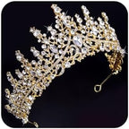 COCIDE Silver Tiara and Crown for Women Crystal Queen Crowns Rhinestone Princess Tiaras for Girl Bride Wedding Hair Accessories for Bridal Birthday Party Prom Halloween Cos-play Costume Christmas
