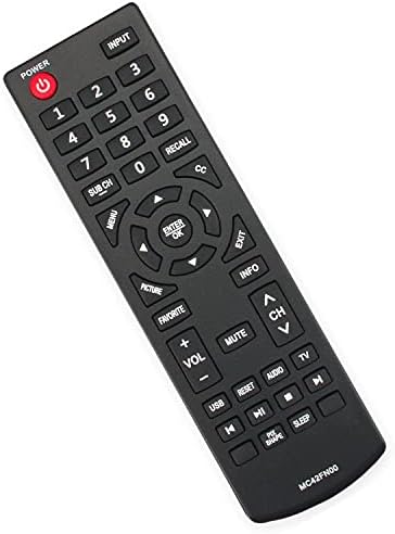 MC42FN00 Replacement Remote Control Applicable for Sanyo TV FW42D25T FW24E05T FW32D25T FW65D25T FW48D25T FW48D25TOM FW24E05F FW32D05F