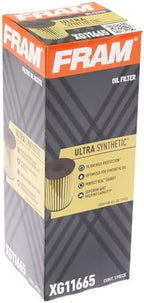 FRAM Ultra Synthetic Automotive Replacement Oil Filter, Designed for Synthetic Oil Changes Lasting up to 20k Miles, XG11665 (Pack of 1)