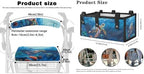 LedBack Walker Accessories Bag Sea Turtles Walker Seat Covers Rollator Walker Seat and Backrest Covers Underseat Pouch Tote for Rolling Walkers