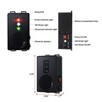 Loraffe Rodent Repellent Ultrasonic Under Hood Animal Repeller Battery Operated Rat Strobe Light Mouse Deterrent for Car Engine Garage Home Attic Warehouse, Indoor Pest Control, Vehicle Protection