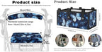 LedBack Blue Butterflies Mobility Scooter Accessories Sets for Seniors Walker Rollator Seat Cushion Back Cover Underseat Pouch Tote for Rolling Walkers