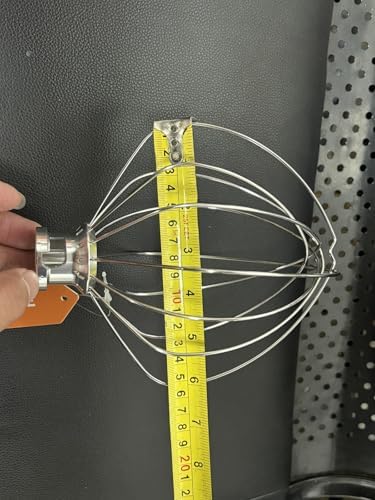 KN256WW 6 QT Wire Whip Stainless Steel for KitchenAid Stand Mixer Accessory Replacement, Egg Cream Stirrer, Cakes Mayonnaise Whisk