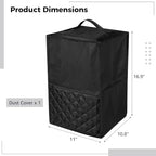Ice Cream Maker Dust Cover, Compatible with Ninja CREAMi NC501, NC301, NC299AMZ, Ice Cream Maker Dust Cover with Accessories Pockets