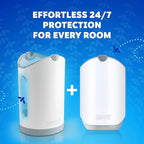 Zevo MAX Flying Insect Trap, Fly Trap Captures Houseflies, Fruit Flies, and Gnats (2 Plug-in Bases + 4 Cartridges)