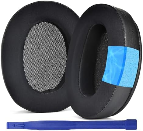 WH-XB910N Replacement Ear Pads, Upgrade Cooling Gel Earpads Cushions for Sony WH-XB910N Noise Cancelling Headphones, Ear Pads Cushions with Soft Memory Foam and Buckle(Black)