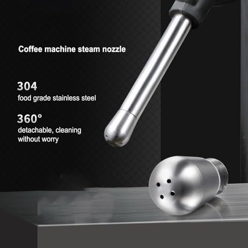 Steam Nozzle Tip Spout 4 Hole for Breville 8 Series Coffee Machine, Stainless Steel Coffee Maker Steam Nozzle, Multiple Holes Tip Milk Foam Spout Replacement