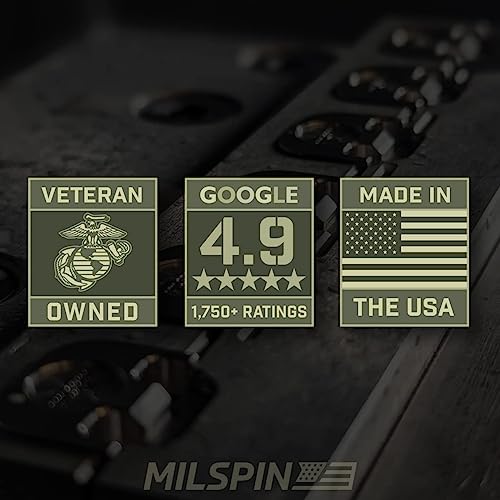 Milspin CNC Milled 3D Engraved Slide Back Plate Compatible with Glock Gen 1-5 I Made in USA (The President Trump 3D, Brass, Models G17-G41, G45)