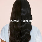 Glaze Super Gloss Color Conditioning Gloss – Lustrous Ebony for Natural Black Hair – Rinse Out Semi-Permanent Hair Gloss that Enhances Color and Boosts Shine & Hydration