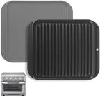 Cast Iron Griddle Plate Accessories for Cuisinart TOA-60 TOA-65 Toaster Air Fryer Convection Oven Reversible Grill Pan Replacement Part