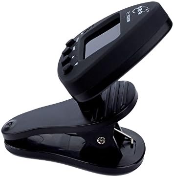 ENO MUSIC Solid Big Clip-on Professional Wind Instruments Alto Saxophone Tuner, Colorful LCD Display, Saxophone Accessories