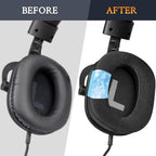 SOULWIT Cooling Gel Earpads Cushions Replacement for Logitech G Pro, G Pro X, G Prox 2, G Pro X SE Headphones, Ear Pads with Noise Isolation Foam, Added Thickness - Black