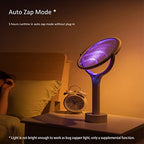 Anne Diary Electric Bug Zapper Racket Mosquito Fly Gnat Wasp Killer USB Type-C Rechargeable Electric Fly Swatter Racket Fly Mosquito Zapper Indoor Rotating Head (1 - Pack)