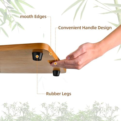 Compatible with Ninja Foodi SP101 SP301 Cutting Board, Heat Resistant Space Save Board for Ninja Air Fryer Flip up Ninja Foodi SP101 Accessories, Bamboo