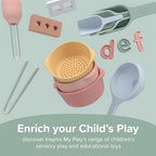 Inspire My Play 3 x Green Silicone Mini Tongs for Kids - Kids Tweezers for Fine Motor - Small Toddler Tongs - Child Sensory Toys and Accessories