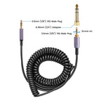 Solo4 Cord Coiled Audio Cable Replacement for Dre Beats Studio3 / Studio Pro/Solo 3 Wireless Noise Cancelling Headphones, 3.5mm(1/8") Extension Wire Compatible with iPhone PS5 Xbox One, 14ft