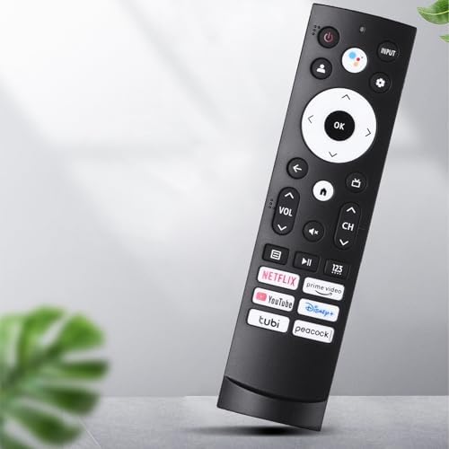 Replacement Remote Control Compatible with Hisense Google 4K UHD Series Smart TV 65U8H 75U8H 50U6H 55U6H 65U6H 75U6H 43A6H 50A6H 55A6H 55U6K 65U7K 55U8K