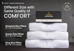 Vaverto Adjustable Contour Memory Foam Pillow - King Size - Orthopedic Neck Support, Pain Relief, Washable, Organic Cotton Cover Ergonomic Cervical - Ideal for Side, Back & Stomach Sleepers…