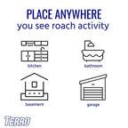 TERRO T502 Ready-to-Use Indoor Roach Bait Roach Gel Killer - Kills German, American, and Oriental Roaches – 3 oz