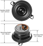 BOSS Audio Systems BRS35 3.5 Inch Replacement Car Door Speakers - 50 Watts Max, Sold Individually, Use With Stereo and Tweeters