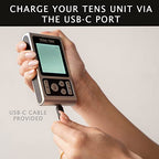 TENS 7000 Rechargeable TENS Unit Muscle Stimulator and Pain Relief Device - Advanced TENS Machine for Effective Back Pain Relief, Nerve Pain Relief, Muscle Pain Relief
