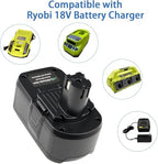 2Packs 18V 6.0Ah P108 Replacement Battery for Ryobi 18V Battery Compatible with Ryobi One+ Plus P105 P107 P102 P103 P104 P271 BPL18151 BPL1820 BPL-1815 BPL-1820G Cordless Power Tools Battery