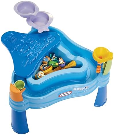 Little Tikes Bluey Water Table with 6 Accessories, Bluey Active Play, for Boys and Girls Ages 1-6 Years
