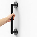 AquaChase ADA Compliant Grab Bar,500lbs Weight Support for Bath Safety (12 inch, Matte Black)