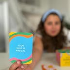 Big Life Journal Sharing Joy Family Conversation Cards - 150 cards that bring families closer together, put down the phones & connect with family, meaningful talk, great for dinner table, road trips