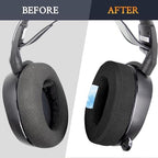 SOULWIT Earpads Replacement for SteelSeries Arctis 1/3/5/Arctis 7/7+/7P/7P+/7X/7X+/9/9X/Pro/Prime(Do Not Fit Any Arctis Nova) Headset, Ear Pads Cushions with High-Density Foam (Arctis CG Black)