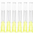 100 Pack 30Ga 1/2 Inch Stainless Steel Dispensing Lab Tools Accessories for Scientific Labs, Measuring and Refilling, Individually Wrapped