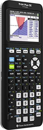 Texas Instruments TI-84 Plus CE Color Graphing Calculator, Black