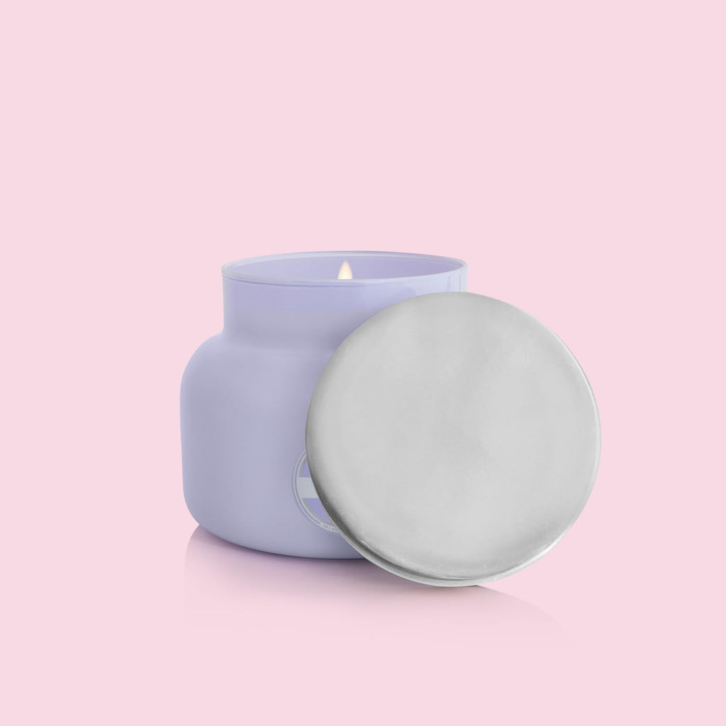 Capri Blue Volcano Scented Candle - Digital Lavender Colored Signature Jar Candle - Luxury Aromatherapy Soy Candle - Long Lasting Candle with a Sugared Citrus Home Fragrance (19 oz)