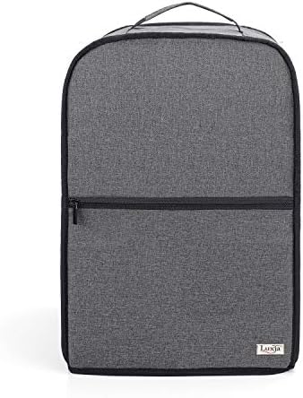 Luxja Food Processor Cover for Cuisinart and Hamilton Beach 10-14 Cup Processor, Food Processor Dust Cover with Accessories Pockets, Gray