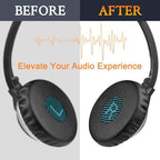 SOULWIT Ear Pads Cushions Replacement for Bose On-Ear 2 (OE2 & OE2i)/ SoundTrue On-Ear (OE)/ SoundLink On-Ear (OE) Headphones, Earpads with High-Hensity Noise Isolation Foam - OE2 PL Black
