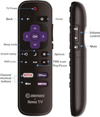OEM Replacement Remote Control Compatible with All Element Roku TV Smart 4K Ultra HDTV 【Only Works with Element Roku TV, Not for Roku Stick and Roku Box】 (Netflix/Disney Plus/Apple TV+ / HBO Max)