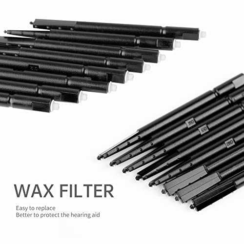 Hearing Aid Wax Guard - Hearing Aid Medical Supply Replacement Nanocare Filters Wax Traps (10 Cards/lot)