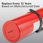 Kidde Fire Extinguisher for Home, 1-A:10-B:C, Dry Chemical Extinguisher, Red, Mounting Bracket Included, 4 Pack