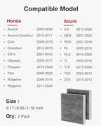 Puroma Cabin Air Filter with Activated Carbon, Replacement for CP134, CF10134, Honda & Acura, Civic, CR-V, Odyssey, CSX, ILX, MDX, RDX, AT134 (2 pc)