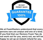 Foam Masters Memory Foam Ear Tips for AirPods Pro 1st & 2nd Gen | Comfortable | Secure | Better Noise Cancellation | Version 3.0 Replacement Buds (Small, Med, Large - 3 Pairs, White)