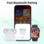 Compatible with AirPod Pro 1st and 2nd Charging Case Replacement, Bluetooth Pairing Sync Button with Built-in 660 mAh Battery, No Earbuds (Type-C Port)