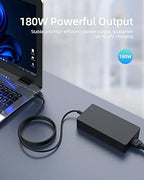 Gaming Laptop Charger Fit for MSI Laptop (Replacement Fit for GF63 GF65 Thin)(UL Safety Certified Products Fit for MSI Charger 180W 150W 120W)