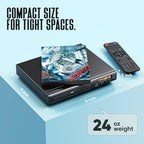 DVD Players for TV with HDMI, DVD Players That Play All Regions, Simple DVD Player for Elderly, CD Player for Home Stereo System, Included HDMI and RCA Cable